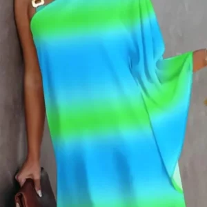 Summer Print Women Dress Fashion Sexy Loose Elegant Casual Dresses Female Office Clubwear Party Dress Robe Femme New 2024 - Image 3