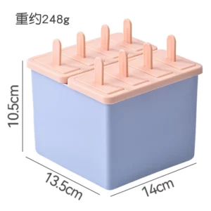 Popsicle/Sorbet Mold Food Grade Household Popsicle Making Frozen Ice Box Abrasive Tools with Lid Homemade Ice Cream Artifact - Image 3