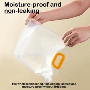 Grain Storage Bag Portable Insect Proof Moisture Proof Fresh Keeping Bag Recyclable Portable Transparent Grain Storage Bags - Image 4