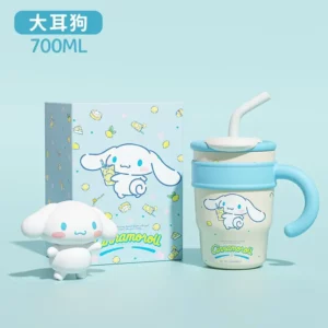 Sanrio Hello Kitty 700/1200ml Stanley Cup Large Capacity Cute Straw Insulated Cup My Melody Cartoon Child Stainless Cup Gift - Image 7