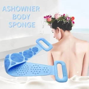 Double Sided Silicone Bath Towel Body Cleansing Back Rubbing Strips Massage Exfoliating Sponge Deep Clean Shower Accessories - Image 3