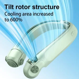 Xiaomi Portable Neck Mounted Fan 8000mAh USB Charging Adjustable Bladeless Turbine Neckband Fan Without Blades Suitable Outdoor - Image 3