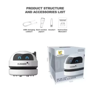 Xiaomi MIJIA Desktop Vacuum Cleaner Mini Wireless Cleaner Student Stationery Gift Home Portable Rechargeable Desktop Cleaner - Image 6