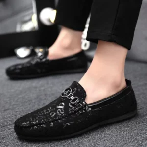 Loafers New In Male Casual Shoe Fashion 2024 Designer Luxury Sale Elegant Promotion Men's Leather Shoes Footwear Offer Summer Pu - Image 2