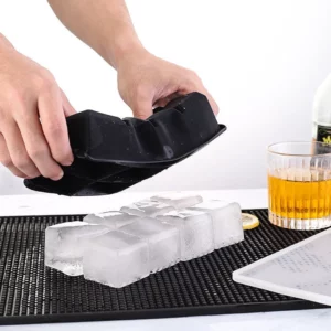 4/6/8/15 Grid Big Ice Tray Mold Box Large Food Grade Silicone Ice Cube Square Tray Mold Diy Bar Pub Wine Ice Blocks Maker Model - Image 4