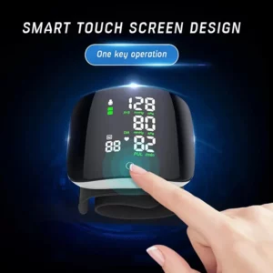 Wrist Type Blood Pressure Monitor LED Display Fast Measurement Digital Tensiometer BP Tonometer Heart Rate USB Rechargeable - Image 3