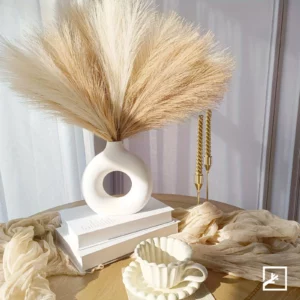 6PCS Artificial Pampas Grass Decor Flowers Fake Plant Reed for DIY Floral Table Arrange Flower Wedding Home Christmas Decoration - Image 3
