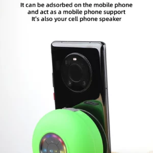 Portable Waterproof Bluetooth Shower Speaker with Suction Cup and LED Lights 3D Surround Stereo subwoofer - Image 3
