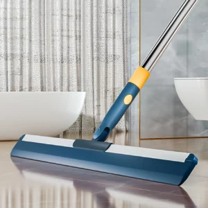 Aluminum Alloy Sweeping Mopping Dual-Purpose Magic Broom With Long Rod Variable Length Floor Glass Wiper Lazy Scraper Bathroom - Image 2