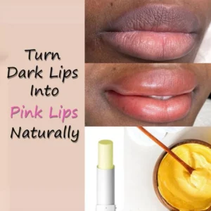 Turmeric Whitening Lip Balm Lip Black Dull Removal Exfoliate Lighten Pigment Dead Skin Moisturizer Nourish Fade Lip Lines Care - Image 3