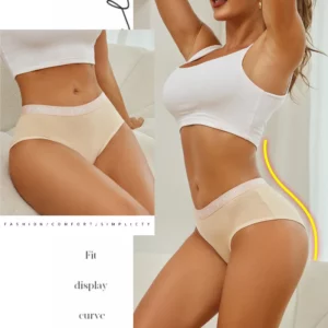 4PCS/Set Women Cotton Panties Sexy Low Rise Elastic Briefs Letter Straps Underwear Girl Solid Color Sports Panties Soft Lingerie - Image 4