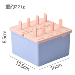 Popsicle/Sorbet Mold Food Grade Household Popsicle Making Frozen Ice Box Abrasive Tools with Lid Homemade Ice Cream Artifact - Image 4