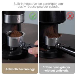 HiBREW Automatic Burr Mill Electric Coffee Grinder with 31 Gears for Espresso American Coffee Pour Over Visual Bean Storage G3 - Image 5