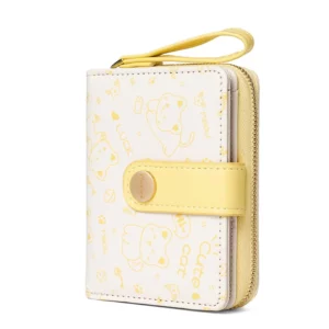 Japanese Cute Cat Girls Wallet Short Student ID Bank Card Holder Money Bag Zipper Wallets For Women Key Storage Purse Coin Purse - Image 6