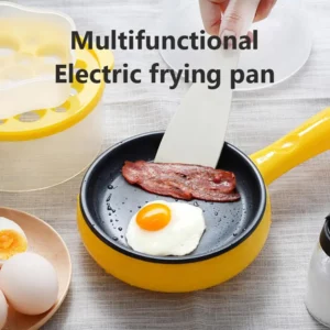 Multicooker 6-Inch Non-Stick Electric Skillet Mini Frying Pan Electric Cooking Pot Breakfast Machine for Egg Steak Kitchen 220V - Image 3