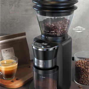 HiBREW Automatic Burr Mill Electric Coffee Grinder with 31 Gears for Espresso American Coffee Pour Over Visual Bean Storage G3 - Image 1