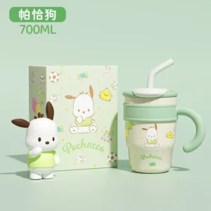 Sanrio Hello Kitty 700/1200ml Stanley Cup Large Capacity Cute Straw Insulated Cup My Melody Cartoon Child Stainless Cup Gift - Image 6