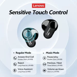 Original Lenovo LP19 Wireless Bluetooth 5.3 Earphones TWS Mini Sports Earbuds HiFi Stereo Headphones Noise Reduction Headset New - Image 4