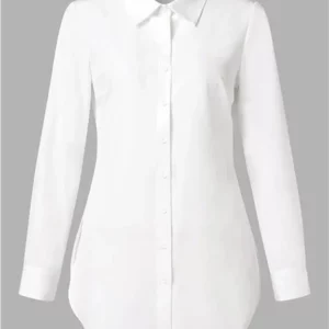 Fashion Long Sleeve Women Shirt White Buttons Tops And Blouses 2024 Spring Casual Office long Top Femme Blouse Print Shirt - Image 6