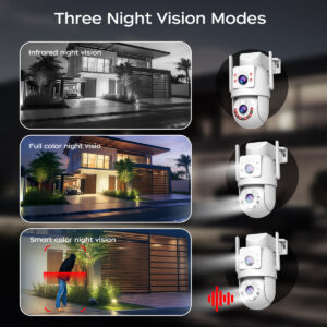 Jooan 4K 8MP HD Wifi PTZ Camera Outdoor 5G Wifi Dual Lens Security IP Cameras 5X Zoom AI Tracking ONVIF CCTV Surveillance Camera - Image 5
