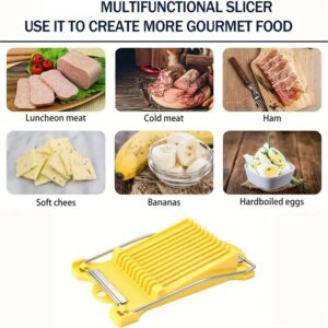 Luncheon Meat Slicer Multifunctional Stainless Steel Ham Fruit Vegetables Egg Cheese Slicers Household Kitchen Cutting Gadgets - Image 4