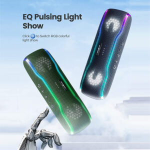 WISETIGER F10C 25W Bluetooth Speaker IPX7 Waterproof Speaker Outdoor Portable Wireless Sound Box BT5.3 RGB Light TWS Connection - Image 5