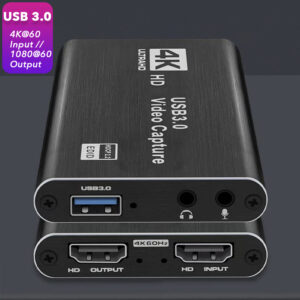 4K USB 3.0 Video Capture Card HDMI-compatible 1080P 60Hz HD Video Recorder Grabber For PS4 OBS Game Recording Live Streaming - Image 3
