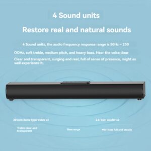 TV Soundbar Hifi Speaker Home Theater Sound Bar Bluetooth Speaker Support Optical -Compatible For SAMSUNG SONY TV - Image 2