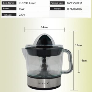 700ML Juicer machine Electric Orange Lemon Fruit Squeezer Extractor Mini Lemon Juicer Fruit Press Machine 220-240V - Image 2