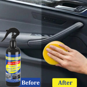 Car Plastic Restorer Coating Agent Auto Plastic Rubber Exterior Repair Clean Refresh Restoration Agent Black Shine Seal Brighten - Image 6