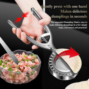 Stainless steel dumpling maker Dumpling skin mould lazy instant automatic dumpling tools Dumpling Machine - Image 6