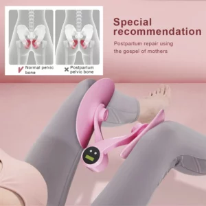 Pelvic Floor Muscle Trainer with Counter Thigh Master Adjustable Leg Exercises Device for Postpartum Recovery,Leg Butt Training - Image 2