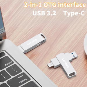 Lenovo 16TB USB 3.2 Flash Drives 2TB 1TB 4TB High Speed Transfer Metal Pendrive Memory Card Pen Drive Flash Disk For Phpne PC - Image 6