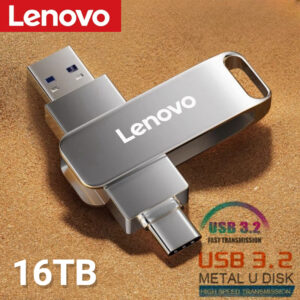 Lenovo 16TB USB 3.2 Flash Drives 2TB 1TB 4TB High Speed Transfer Metal Pendrive Memory Card Pen Drive Flash Disk For Phpne PC - Image 7
