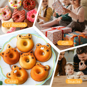 6 Cavity Non Stick Cake Donut Pan Mold Carbon Steel Chocolate Doughnut Baking Tray Cartoon Bear Cat DIY Cake Bread Baking Tool - Image 6