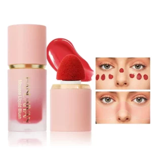 Handaiyan Matte Glitter Face Liquid Blusher Smooth Cheek Eye Mousse Blush Highlighter Stick Rouge Waterproof Contour Makeup - Image 6
