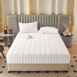 Six Sides All Inclusive Mattress Cover with Zipper Thicken Fitted Sheet Quilted Mattress Protector Pad Couple Customized Size - Image 6