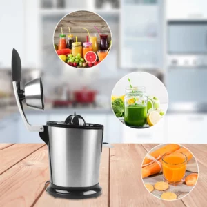 Stainless Steel Multi-Function Hand Press Juicer Electric Juice Machine Orange Juice Machine Lemon Dregs Juice Separation - Image 3