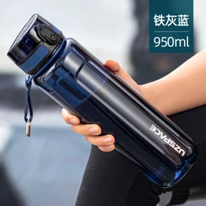 UZSPACE Sport Water Bottle BPA Free Portable Leakproof Shaker Plastic Bottle EcoFriendly Outdoor Trave Drinkware 350/500/1000ml - Image 3