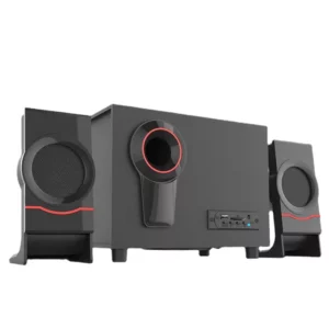 2.1 Multimedia Bluetooth Audio System Home Theater Surround Computer Active Combination Wooden Speaker AUX USB Cable Post TV PC - Image 3