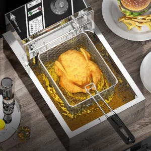Electric Fryer 10L 2500W Industrial Deep Fryer Stainless Steel for French Fries Chicken chop Deep Fryer Commercial Fry Pan - Image 2