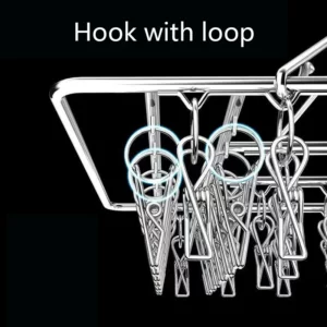 Stainless Steel Windproof Clothespin Laundry Hanger Clothesline Sock Towel Bra Drying Rack Clothes Peg Hook Airer Dryer - Image 3
