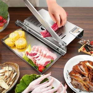 Home Kitchen Manual Frozen Meat Slicer Bone Cutting Tool Stainless Steel Minced Lamb Bone Meat Cutter Chicken Duck Fish Cutting - Image 2