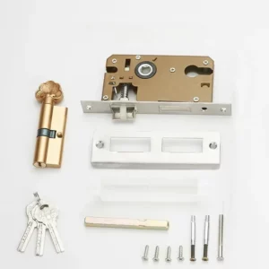 Vintage Mute Bedroom Mortice Door Handle Security Lock Split Silent Lock Interior Door Furniture - Image 6