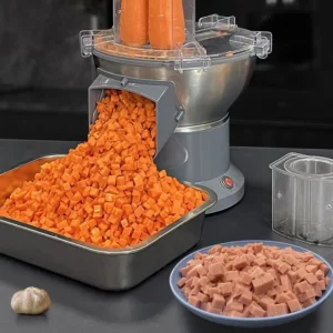Electric potatoes French fries chips cutter Slicer carrot dicing machine shredding grater machine Ham Granulator food processor - Image 5