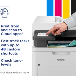 for Wireless Digital Color All-in-One Printer with Laser Quality Output, Copy, Scan, Fax, Duplex, Mobile includes - Image 6