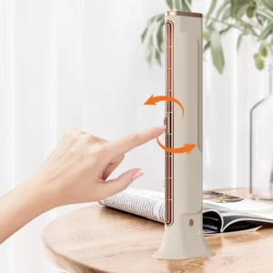 Portable Tower Fan 3 Speeds Bladeless Fan Quiet Clip On Computer Fan Monitor Clip On Fan for Bedroom Living Room Office - Image 2