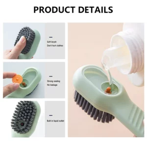 1/2Pcs Multifunctional Cleaning Brush Soft-bristled Liquid Shoe Brush Clothes Brush Shoe Clothing Board Brush Shoe Cleaner - Image 2