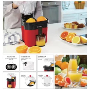Press Orange Juicer Machine Double Citrus Juicer Maker Extractor Machine Home Kitchen Lemon Pomegranate Fruit Squeezer Sonifer - Image 3