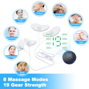 Neck Massager Mini Portable EMS Electric Cervical Massage Patch Pulse Body Muscle Stimulator Pads Relieve Fatigue Relax Tool - Image 5